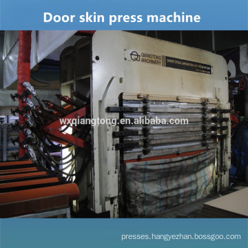 5 layers moulded melamine door skin hot press machine